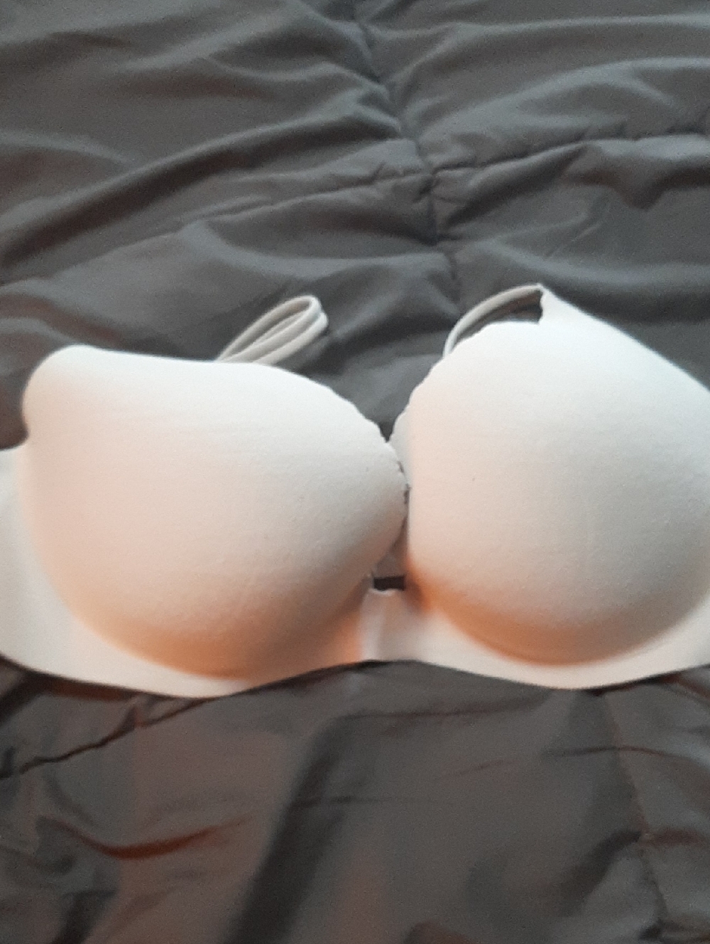 Victoria's Secret White Strapless Molded Push-Up Bra